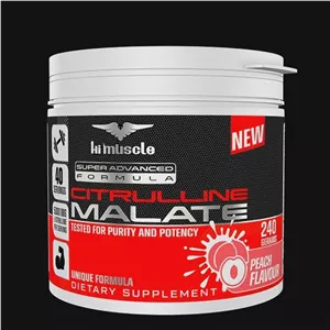 سیترولین مالات 240گرم های ماسل آلمان hi muscle CITRULLINE Powder