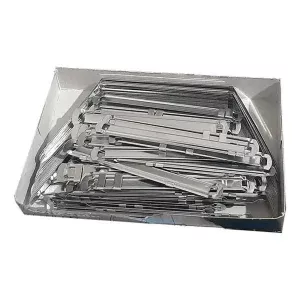 فنر پوشه (گیره پوشه) واشین WHASHIN بسته 50 عددی مدل شیطونک فلزی 