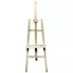 سه پایه بوم نقاشی تاشو تک شیار چوبی 