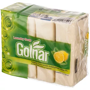 صابون رختشویی گلنار بسته 4 عددی