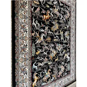 فرش وزرا طرح شکارگاه 1200شانه