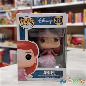 فیگور فانکو پاپ کپی آریل با لباس پرنسسی کد 220 Funko Pop Disney Ariel Pink Dress دیزنی پرنسس جعبهدار