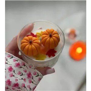 شمع شات پاییزی قطر 10 سانت