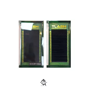 پالت مژه 20 ردیفه تی لش با فر CC ، ضخامت 0.07 و سایز 12