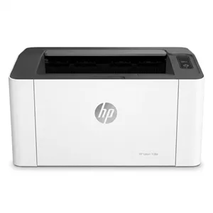 پرینتر لیزری تککاره اچپی مدل Laser 108w با اتصال وایفای و USB، سازگار با اپ اختصاصی موبایل و چراغ نشانگر