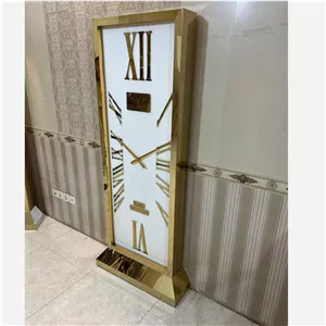 ساعت ایستاده استیل لوکس و مدرن DILING (طلایی کد3)