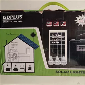 سیستم روشنایی و پاوربانک و پک کمپینگ خورشیدی GDPLUS