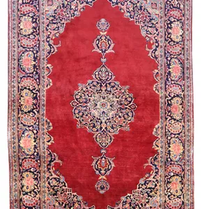 فرش دستبافت کاشان آنتیک(136×198)سانتیمترصدساله