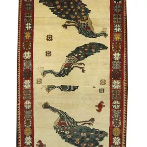 قالیچه گبه سنتی دستبافت (110×195)سانتیمتر