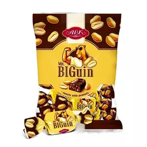 شکلات مستر بیگوئین ABK با طعم بادام زمینی _ 1000 گرم