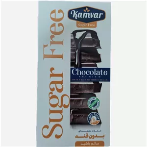 شکلات تخته ای کامور بدون قند