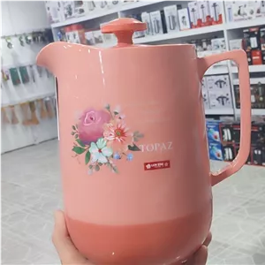 پارچ کلمنی Lion Star اندونزی 2.1 لیتر ،دوجداره سرد و گرم، ضدضربه و نشکن ،سه رنگ سبز، آبی، نارنجی