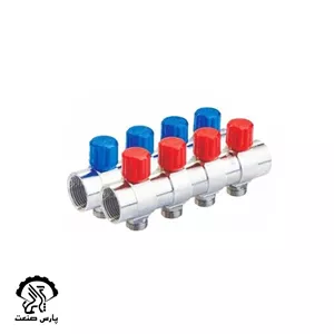 نیو کلکتور با شیر تنظیم رزوه ای سایز  1 2× 1 نیوپایپ