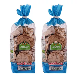 نان خشک چیپسی جو دوسر هم دانه - 230 گرم بسته 2 عددی