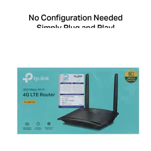 مودم روتر 4G LTE بی سیم TP-Link 300Mbps مدل TL-MR100- مشکی (گارانتی 34 ماهه پانا)
