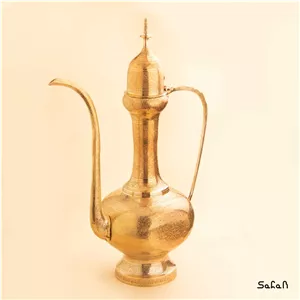 گلاب پاش برنجی قلم زنی ریز جیپوری مدل 3