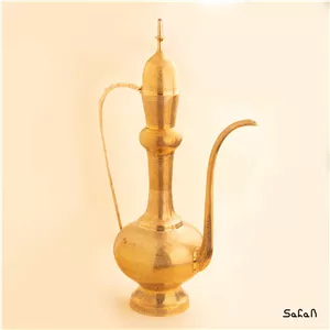گلاب پاش برنجی قلم زنی ریز جیپوری مدل 2