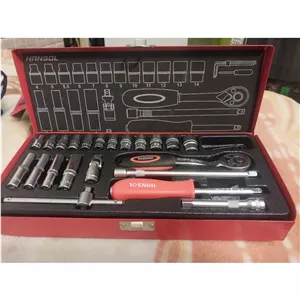جعبه بکس 26 پارچه هانسول (آچار بکس، ابزار دستی)