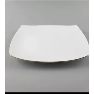  بشقاب تخت پلوخوری چینی پردیس لب طلا 