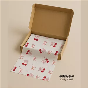 کاغذ پوستی طرح چری
