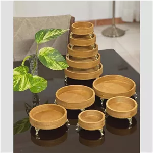 سینی مزه خوری 5 تیکه چوبی