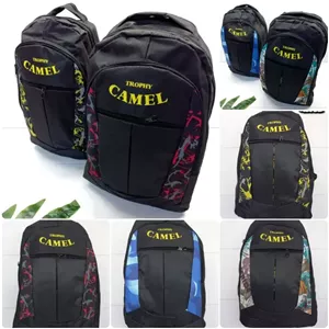 کوله پشتی اقتصادی برزنتی مدل CAMEL سه زیپ با جای بطری سایز 45 در 35 سانتیمتر