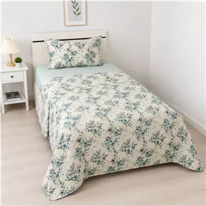 ست کاور لحاف وایت نایت مدل بلو فلاورز یکنفره کد 912278 