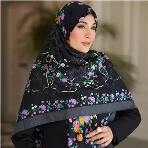 روسری ابریشم ژاکارد قواره 140 مستر کوالیتی RG003