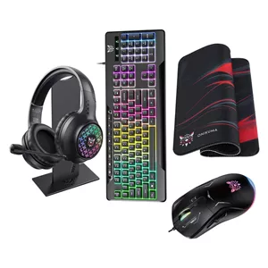 ست گیمینگ اونیکوما مدل TZ5006، سوییچ ممبران، Full-Size، نورپردازی LED RGB