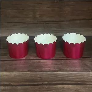 کاغذ کاپ کیک لیزری رنگ سرخابی،قطر بالا7،قطر کف 6،عمق 5سانت،قیمت یک عدد میباشد،چونکاغذی هستن ممکن کمی خمیدگی جزیی باشد