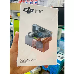 میکروفون بیسیم یقه ای DJI mic (دو کاربره دارای نویز کنسلینگ)