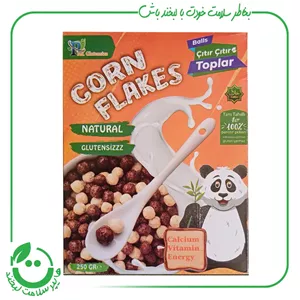 کورن فلکس بدون گلوتن توپی وانیل و شکلات پروفسور گلوتن سیز 250 گرم