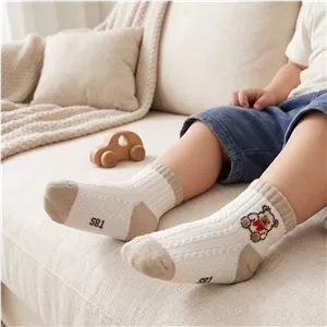 جوراب پسرانه تدی پنبه ای