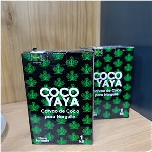 زغال کوکویا اصلی وزن 1کیلوگرم (هولوگرام دار)