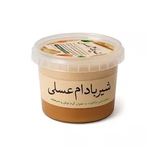 شیر بادام عسلی سپیدار - نوشیدنی مقوی و طبیعی (بدون شکر مصنوعی)