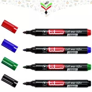 ماژیک قرمز جوهر ثابت غیر وایت برد سلنا نوک گرد