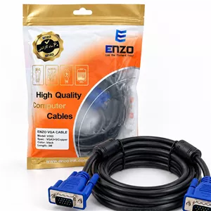 کابل VGA انزو ENZO طول 3 متر با مغزی مسی