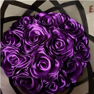 دسته گل ربانی رنگ بنفش