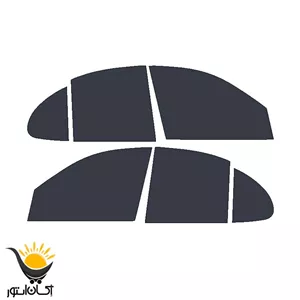 برچسب شیشه دودی خودرو مناسب برای اطلس