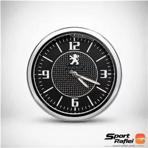 ساعت رو داشبوردی مدل PEUGEOT مشکی آبی