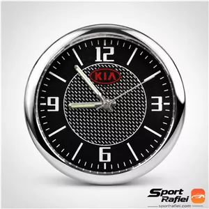 ساعت رو داشبوردی مدل KIA مشکی قرمز