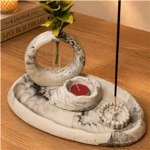 ست دکوراتیو دکوری تزئینی سینی دفرمه رویال مدل آرام