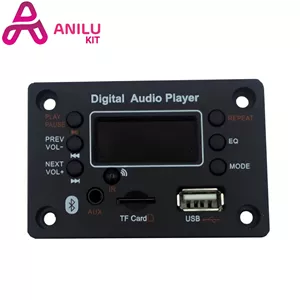 پخش کننده بلوتوثی 12V پنلی MP3 پشتیبانی از MicroSD و USB با ریموت کنترل