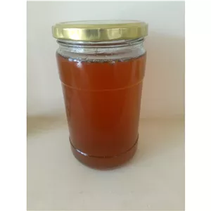 عسل گیاه گلرنگ وحشی خالص همراه برگه آزمایش ساکارز 0.7
