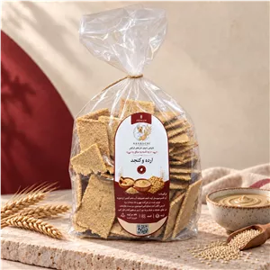 نان خشک ارده و کنجد نانباچی یک کیلویی ترد و کنجدی