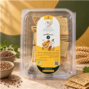 نان خشک سنتی زیره و گشنیز نانباچی 350 گرمی