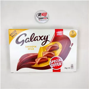شکلات شیری گلکسی 36 گرم (بسته 5 عددی)