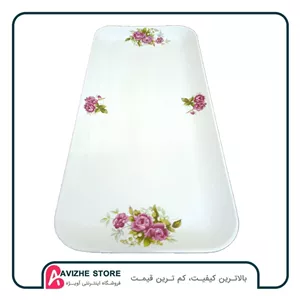 دیس رولت خوری چینی درجه 1 طرح گلسرخی