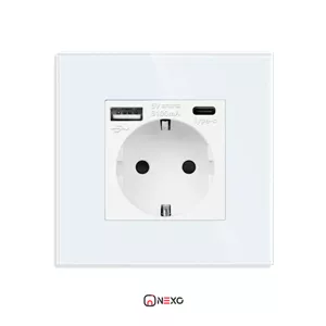 پریز ارت USB دارمدل HOMO