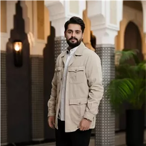 کت 4 جیب سردار خاکی